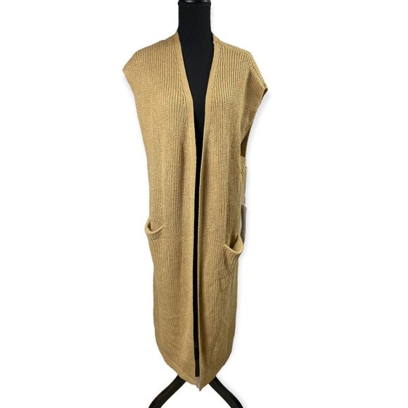 Lumiere Sweaters - Lumiere women’s Duster Sweater Cardigan Vest Size Large